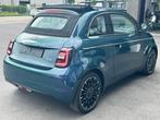 Fiat 500 C La Prima 42 kWh Cabrio *p-camera *keyless *17 inc, Gebruikt, Cabriolet, Leder, Te koop