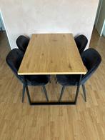 Eettafel 80x120 cm, Ophalen, 50 tot 100 cm, Zo goed als nieuw, Vijf personen of meer