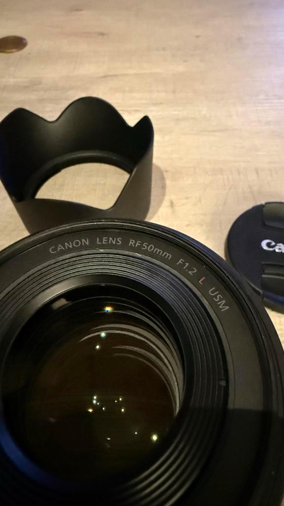Canon RF 50mm f/1.2 L USM - Topstaat!, Audio, Tv en Foto, Fotografie | Lenzen en Objectieven, Zo goed als nieuw, Standaardlens