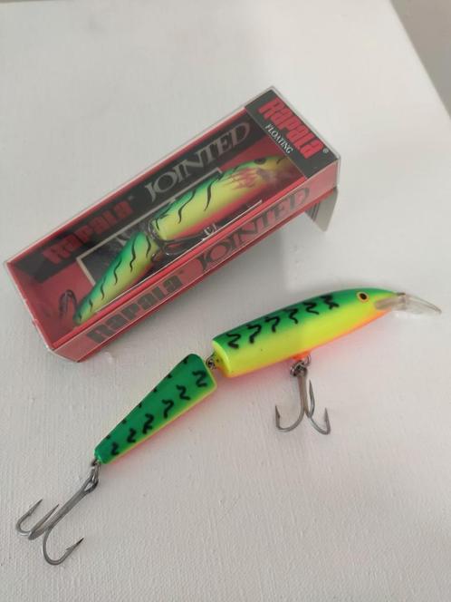 2 Rapala Fire Tiger jointed J-11 + J-13 pluggen ( kunstaas ), Watersport en Boten, Hengelsport | Roofvissen, Zo goed als nieuw