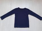 Donkerblauw basic shirt van HEMA, maat 98/104, Gebruikt, Ophalen of Verzenden, Shirt of Longsleeve, Hema