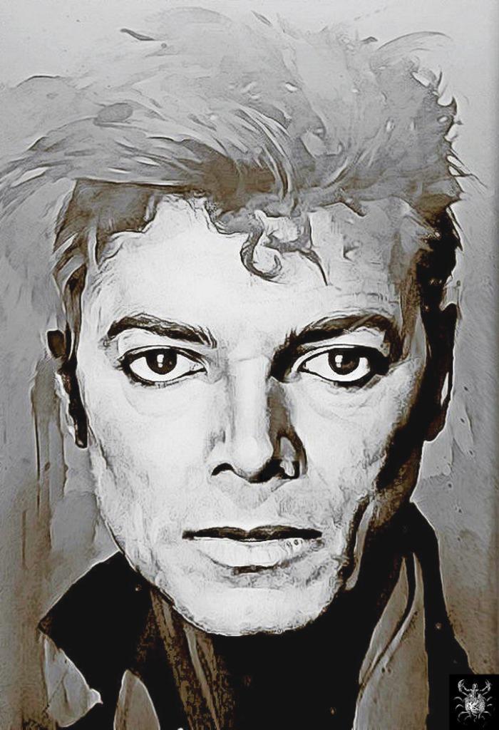 363 Michael Jackson mix with David Bowie, Antiek en Kunst, Antiek | Keramiek en Aardewerk, Ophalen
