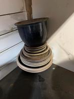 Grote en kleine bloempotten, Tuin en Terras, Ophalen, Rond, Zo goed als nieuw, Minder dan 40 cm