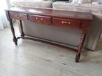 Mahonie sidetable met laadjes, Huis en Inrichting, Ophalen, Gebruikt, 100 tot 150 cm, Klassiek