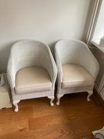 Twee loom stoeltjes, Huis en Inrichting, Stoelen, Overige materialen, Brocante, Twee, Gebruikt