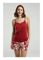 Arnetta Dames Pyjama set / Rood / Shorts Set / Maat: L, Ophalen of Verzenden, Nieuw, Maat 42/44 (L), Rood