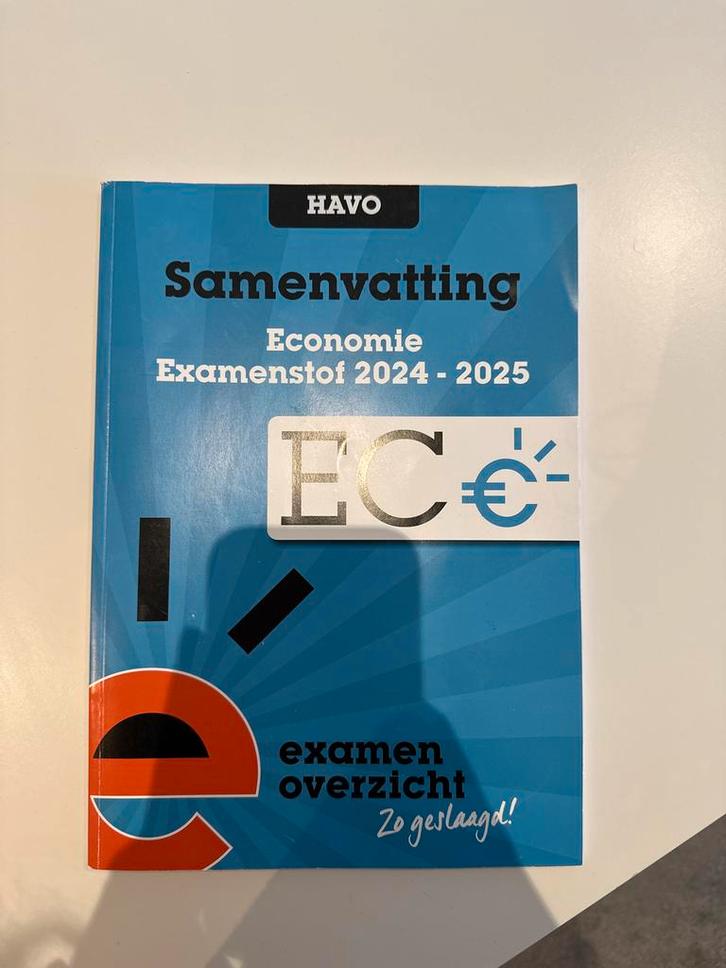 Economie Samenvatting HAVO 2024-2025, Boeken, Schoolboeken, Zo goed als nieuw, Economie, HAVO, Ophalen of Verzenden
