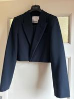 Co'Couture cropped blazer, donkerblauw, zgan!, Kleding | Dames, Zo goed als nieuw, Jasje, Verzenden, Blauw