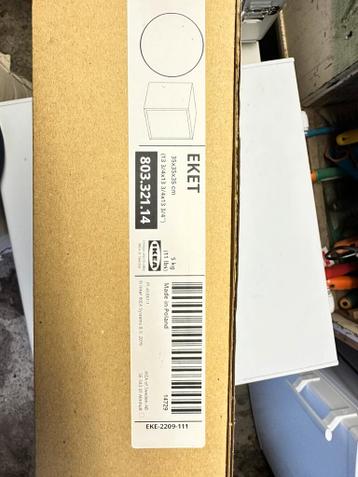 2 x EKET IKEA Cabinet with door WHITE - NEW In the box - afbeelding 1