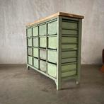 Oude ladekast, industriële werkbank, dressoir, vintage kast, Ophalen, 5 laden of meer, 50 tot 100 cm, Zo goed als nieuw