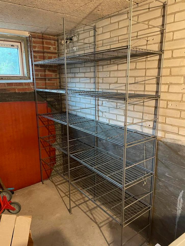 Metalen Stelling - Stabiel & Sterk, Huis en Inrichting, Kasten | Stellingkasten, Gebruikt, Ophalen