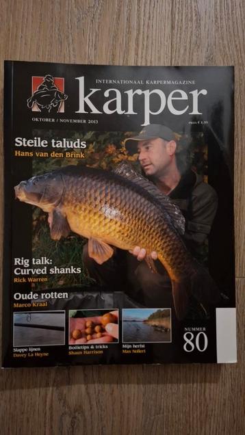  Karper Magazine (4 stuks) -Nummer 28, 46, 80 en 83 beschikbaar voor biedingen