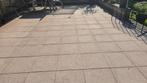 Beige terrastegels 40x40cm totaal 50m², Tuin en Terras, Tegels en Klinkers, Ophalen, Gebruikt, 10 m² of meer, Beton