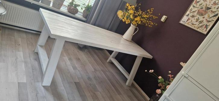 Mooie  Eettafel, Huis en Inrichting, Tafels | Eettafels, Gebruikt, 50 tot 100 cm, 200 cm of meer, Rechthoekig, Ophalen