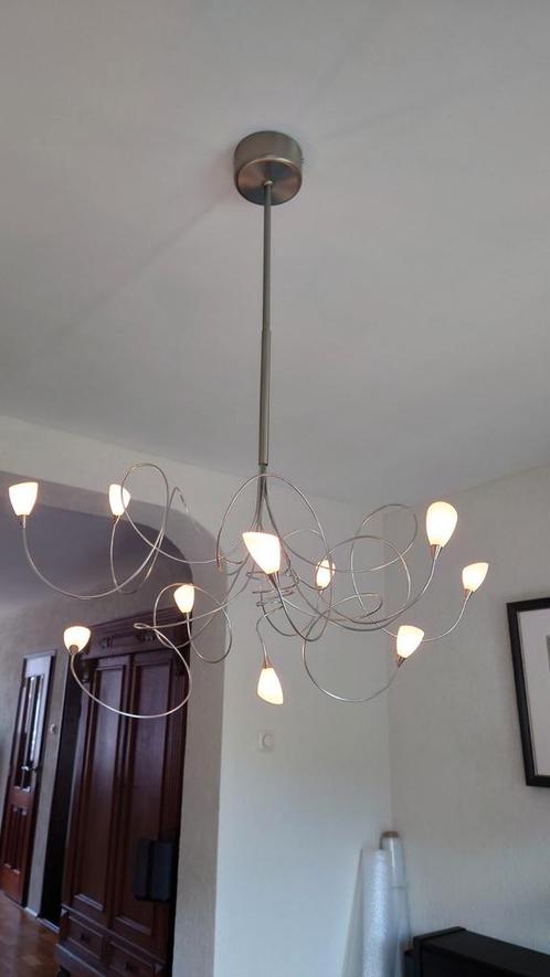 Hanglamp & staande lamp, Huis en Inrichting, Lampen | Kroonluchters, Gebruikt, Ophalen