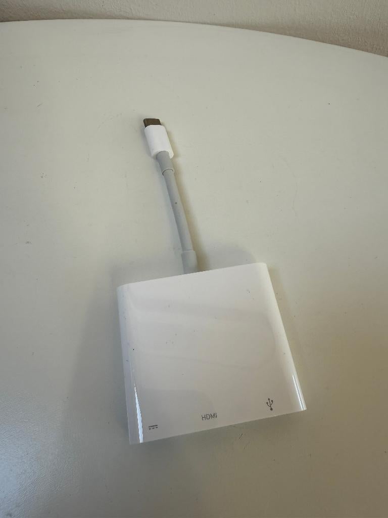 Originele Apple USB-C naar USB & Digital AV/HDMI Adapter Wit, Ophalen of Verzenden, Zo goed als nieuw