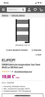 Eurom elektrische design radiator, Huis en Inrichting, Keuken | Keukenelementen, Ophalen of Verzenden, Zo goed als nieuw