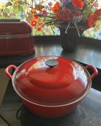 Grote gietijzeren braadpan van Le Creuset, Ophalen of Verzenden, Zo goed als nieuw, Gietijzer, Koekenpan of Braadpan