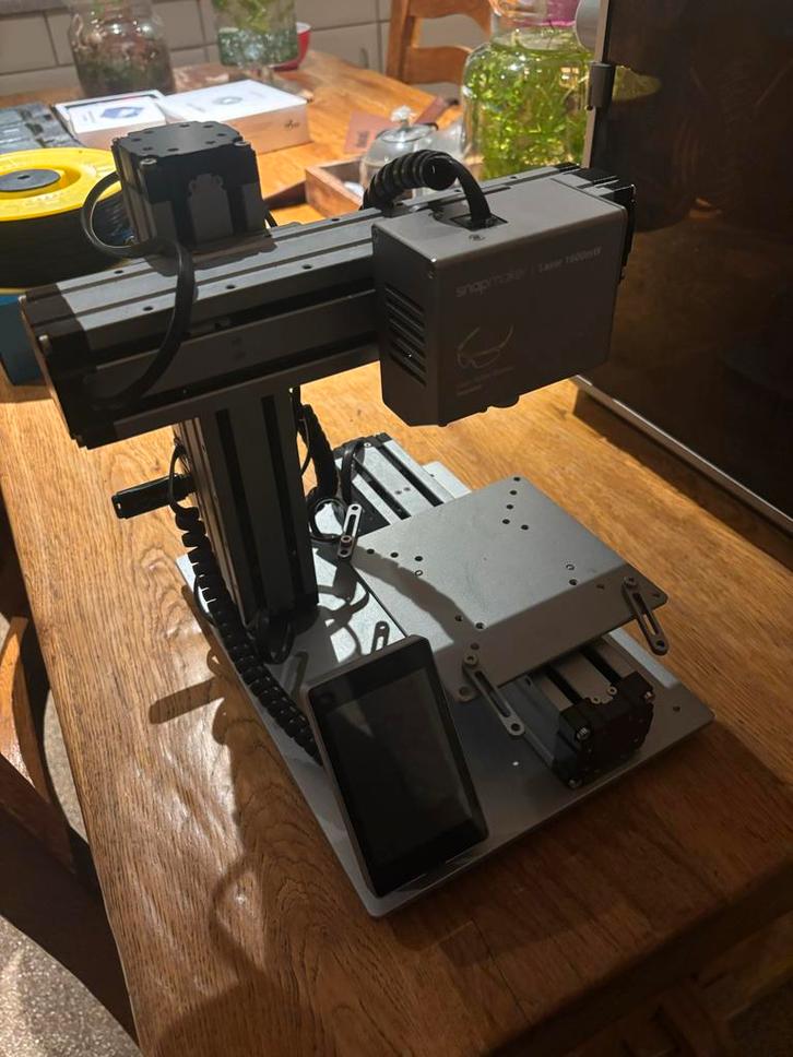 Snapmaker Original 3D Printer/Laser Graveermachine/CNC Frees, Computers en Software, 3D Printers, Gebruikt, Ingebouwde Wi-Fi, Ophalen