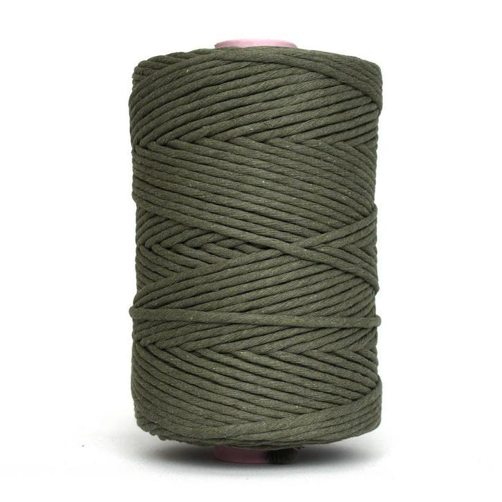 200 meter 5 mm katoen garen touw army groen gerecycled katoe, Hobby en Vrije tijd, Overige Hobby en Vrije tijd, Nieuw, Ophalen of Verzenden