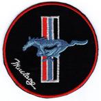 Ford Mustang stoffen opstrijk patch embleem #1, Verzamelen, Ophalen of Verzenden, Nieuw, Auto's