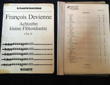 bladmuziek dwarsfluit ook per boek / map te koop beschikbaar voor biedingen