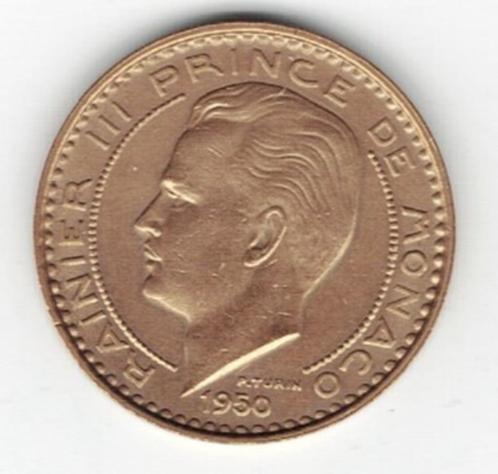 25-1770 Monaco 10 franc 1950, Postzegels en Munten, Munten | Europa | Niet-Euromunten, Losse munt, Overige landen, Verzenden