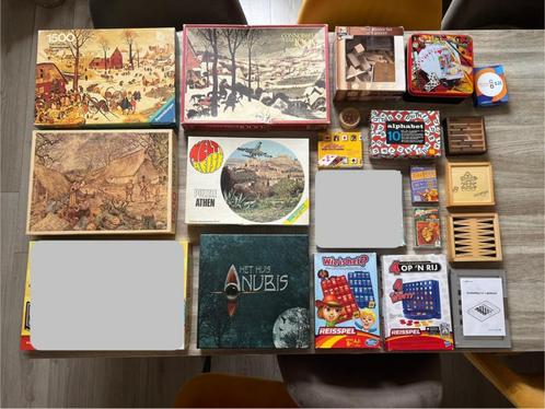 Diverse Bordspellen en Puzzels, Hobby en Vrije tijd, Gezelschapsspellen | Bordspellen, Zo goed als nieuw, Een of twee spelers