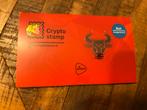 Cryptostamp Bull, Postzegels en Munten, Ophalen of Verzenden