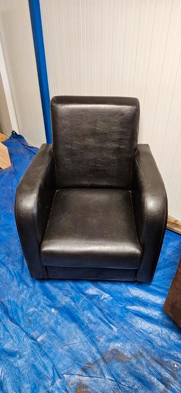 Fauteuil stoel zwart  beschikbaar voor biedingen