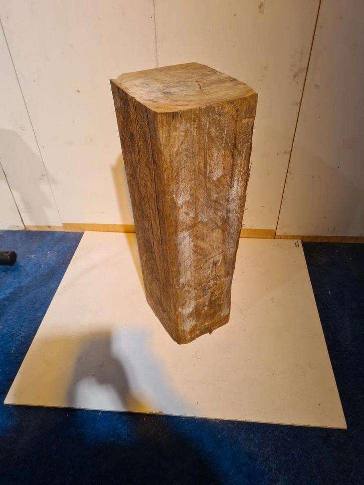 Houten Meerpaal 100x30x30 - Uniek Decoratie Item, Huis en Inrichting, Tafelonderdelen, Ophalen of Verzenden