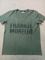 Frankie Morello t'shirt shirt v-hals groen m, Maat 48/50 (M), Ophalen of Verzenden, Zo goed als nieuw, Frankie morello