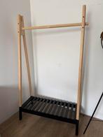 Kledingrek met schoenenrek hout/zwart, Kleding | Dames, Kledingrekken, Ophalen, Zo goed als nieuw