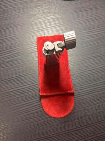 Cartier Vintage Silver-Plated Lighter with Case beschikbaar voor biedingen