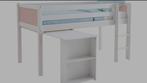 2x uitbreidingsset witte halfhoogslaper met bureau EXCL. BED, Ophalen, Gebruikt, Halfhoogslaper