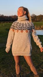 Natuurlijke IJslandse warme trui: 100% lettlopi wol!, Nieuw, Grijs, Maat 38/40 (M), Ophalen of Verzenden
