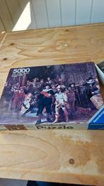 Ravensburger "Nachtwacht" Rembrandt 5000 stukjes, Hobby en Vrije tijd, Denksport en Puzzels, Ophalen of Verzenden, Meer dan 1500 stukjes