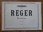 Reger - Benedictus, Op. 59, No. 9 - Orgelmuziek, Orgel, Gebruikt, Klassiek, Ophalen of Verzenden