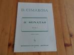 cimarosa - sonatas book 1 en 2, Muziek en Instrumenten, Bladmuziek, Gebruikt, Klassiek, Ophalen of Verzenden, Artiest of Componist