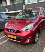 Nissan Micra 1.2 59KW 5DR CVT 2014 Rood, Auto's, Euro 5, Stof, Zwart, 1198 cc