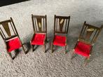 Poppenhuis stoelen antiek, Verzamelen, Poppenhuizen en Toebehoren, Gebruikt, Ophalen of Verzenden