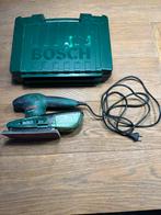 Bosch PSS 200 A vlakschuurmachine incl koffer, Doe-het-zelf en Verbouw, Ophalen of Verzenden, Zo goed als nieuw, Minder dan 600 watt