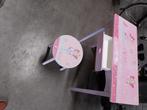 make up tafel,76cm breed,33cmdiep,68cm hoog.Kruk 39cm hoog, Ophalen, Gebruikt
