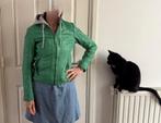 Gipsy leren jas heldergroen maat S, Kleding | Dames, Ophalen of Verzenden, Maat 36 (S), Groen, Onbekend