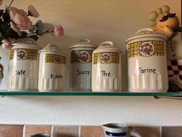 Aardewerk Voorraadpotten Set - Als Nieuw beschikbaar voor biedingen