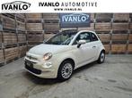Fiat 500 C 1.0 Hybrid Dolcevita Climate control leder Carpla, Auto's, Fiat, Voorwielaandrijving, Gebruikt, Zwart, Cabriolet