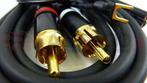 Technics High Fidelity 1.25mtr Interlink SET - RCA Gold + Ma, Ophalen of Verzenden, Nieuw, Technics