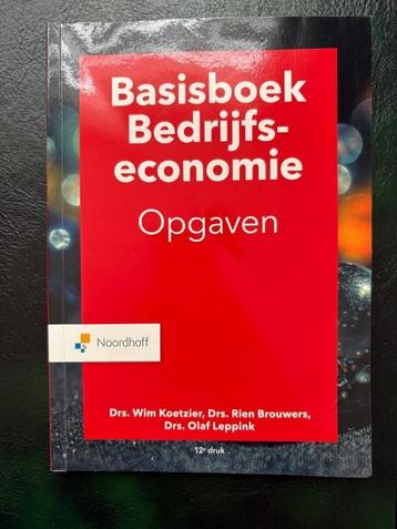 Basisboek bedrijfseconomie twaalfde druk opgaven beschikbaar voor biedingen