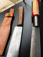 2x kapmes / machete / parang uit Indonesië. Lombok en Bali., Ophalen of Verzenden