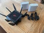 Complete Asus AiMesh set | ROG GT-AC5300 + 2x ZenWiFi CT8, Ophalen, Zo goed als nieuw, Router, Asus